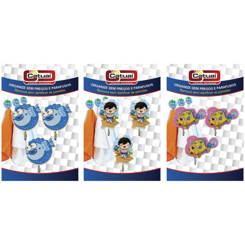 Cabide Plastico com 3 Pcs [Catuaí 24669]