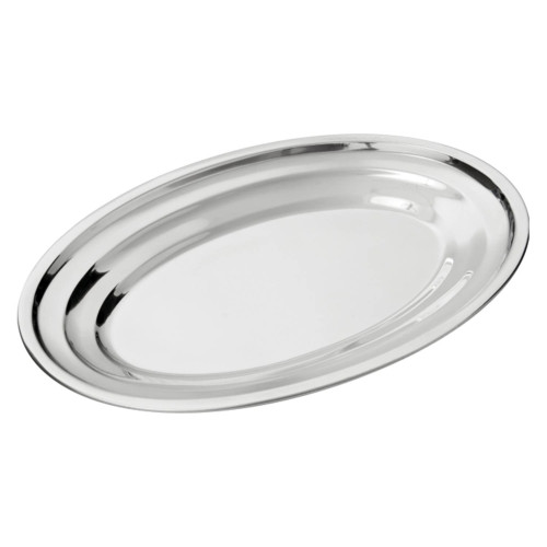 Bandeja Tradicional de Inox Rasa 25cm [Catuaí 24761]