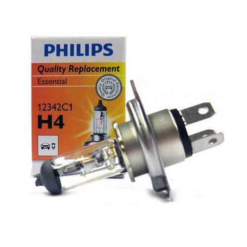 <p
align='left'>Lampada H4 do Farol, Universal, Automotiva, Original Philips 60/55W Standard</p>