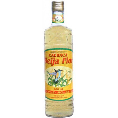 Cachaça Beija Flor, Dourada, Envelhecida 2 anos em Barricas de Balsamo, 670ml, 48%