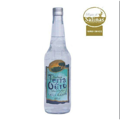 Cachaça Terra de Ouro, Incolor, Envelhecida 3 anos em Taque de Inox, 600 ml, 48%