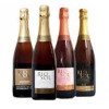 Kit 12 garrafas de Espumante Rio Sol, 750ml, 03 Brut Branco, 03 Demi-Sec, 03 Brut Rosé, 03 Moscatel, Branco Suave 