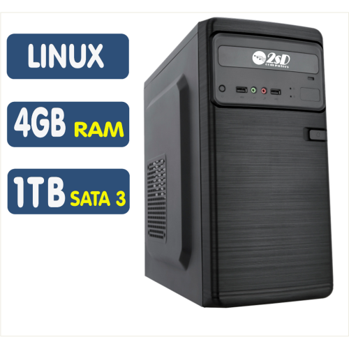 Computador SSD AMD FX-6300, 4GB, HD 1TB,MB ASUS,DVD,Linux [LP1035]