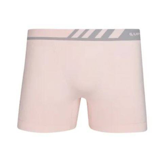 Cueca Lupo Boxer - Microfibra Sem Costura (Adulto), Rosa, 671
