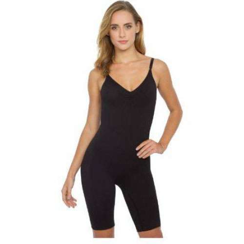 Body Modelador com Bermuda Plié, Preta, 50415