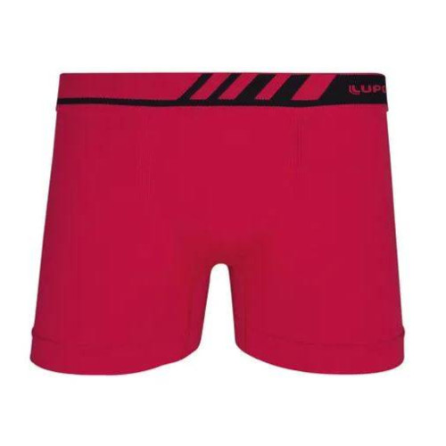 Cueca Lupo Boxer - Microfibra Sem Costura (Adulto), Vermelha, 671