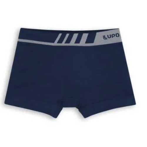 Cueca Kids Lupo Boxer - Microfibra Sem Costura (Infantil), Azul, 136