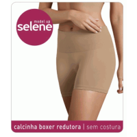 <p
align='left'>Calcinha Boxer Redutora Selene sem Costura, Preta, 20040.001</p>