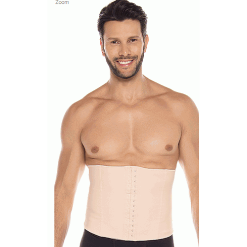 Cinta Modeladora Masculina Cotton, Esbelt, Bege,407