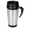 Caneca em Inox, com Tampa, 400ml.