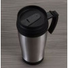 Caneca em Inox, com Tampa, 400ml.