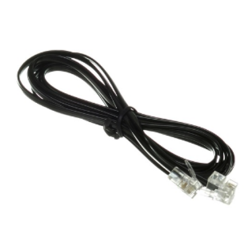 <p
align='center'>Extensão para Telefone RJ11 6x4 Preta 1,5metros</p>