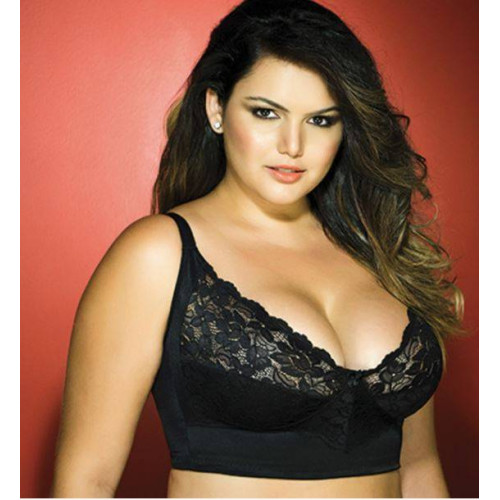 <p
align='center'>Sutiã Rendado Top Redutor de Medidas Sutiã  Dilady, Preto, 139741</p>