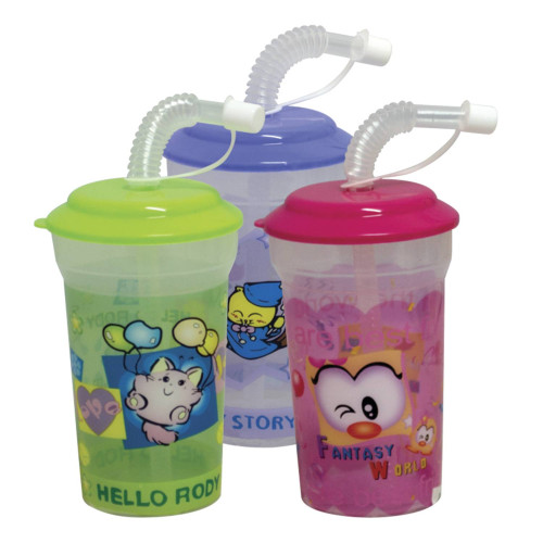 <p
align='center'>Copo Plastico 410ml. Infantil com  Canudo [Catuaí 24488]</p>