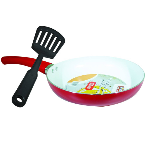 <p
align='center'>Kit Frigideira Ceramica nº 22 + Espatula Vermelhoa [Catuaí 33271]</p>