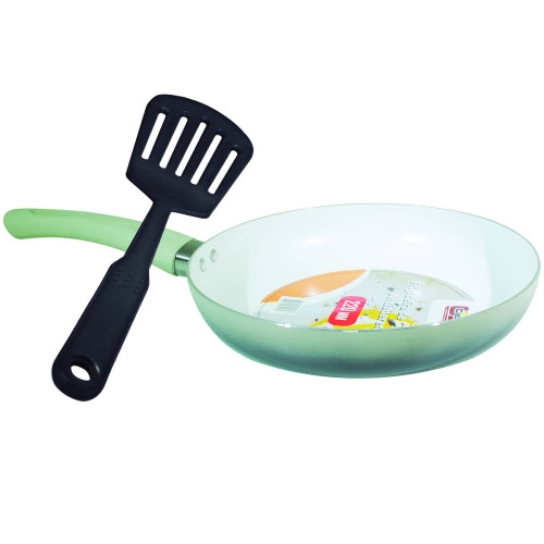 <p
align='center'>Kit Frigideira Ceramica nº 22 + Espatula Chumbo [Catuaí 33281]</p>