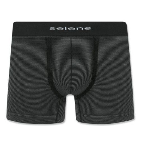 <p
align='center'>Cueca Selene Boxer Listrada Sem Costura, Preta,  11071</p>
