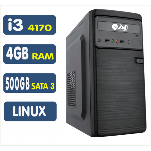 <p
align='center'>Computador SSD Intel Core i3-4170, 4GB, 500GB, Linux [LP1004]</p>