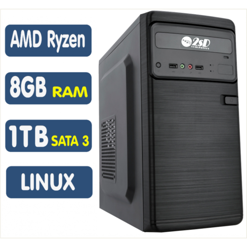 <p
align='center'>Computador SSD AMD Ryzen 3 2200G, 8GB, HD 1TB, Linux [LP1021]</p>