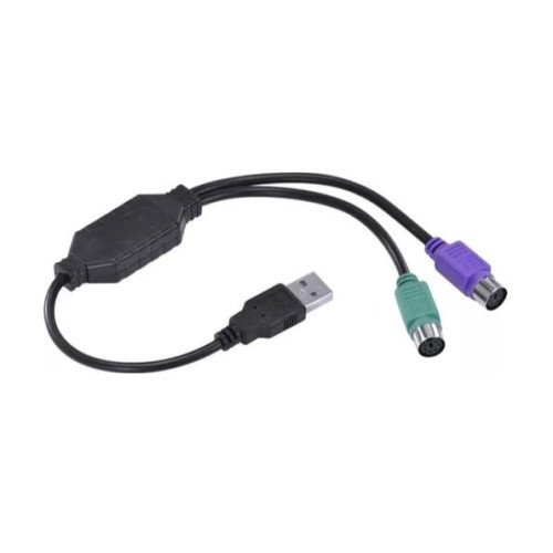 <p
align='center'>Cabo Adaptador Usb Para 2 Portas Ps2 Teclado E Mouse Ps2</p>