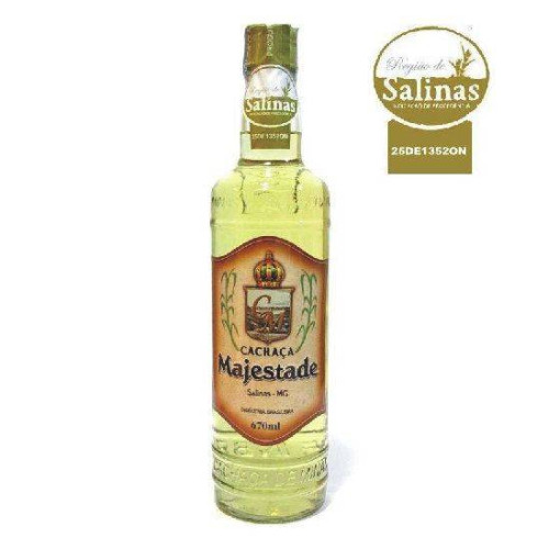 <p
align='center'>Cachaça Majestade, Dourada, Envelhecida 2 anos em Barricas de Bálsamo, ...</p>