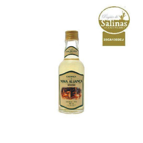 <p
align='center'>Cachaça Nova Aliança, Dourada, Envelhecida 3 anos em Barricas de Umburana, ...</p>