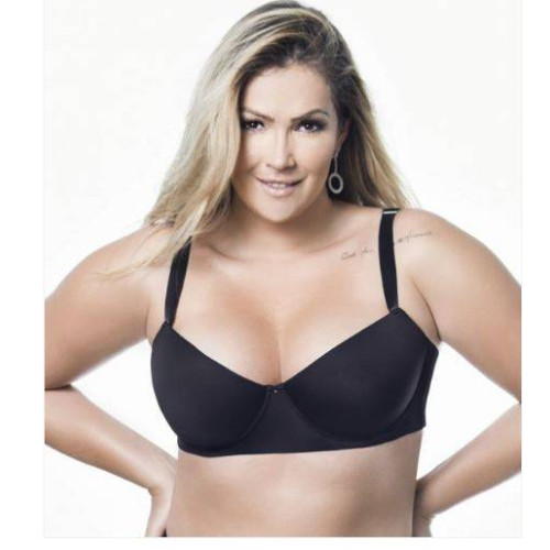 <p
align='center'>Sutiã balconette  Plus Size, Preto, 11053</p>