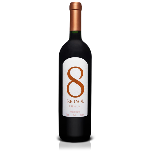 <p
align='center'>Vinho Rio Sol Paralelo 8 Super Premiun, Tinto Seco, 750ml, 13.5%</p>